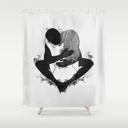 Passionate love. Shower Curtain
