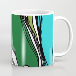 Green dive plongeon vers Coffee Mug