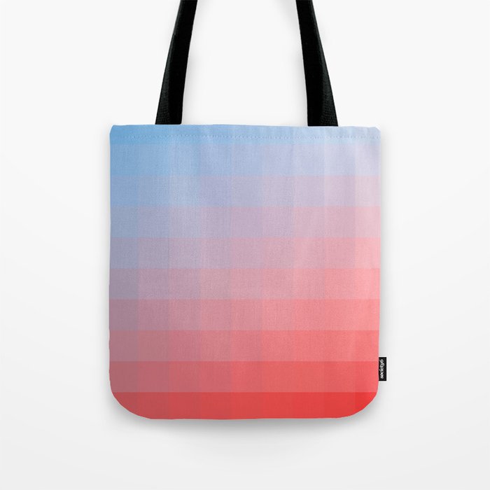Lumen, Red, White and Blue Glow Tote Bag