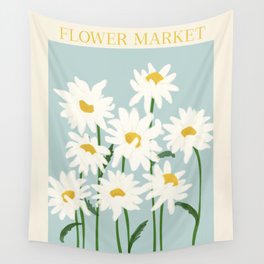 Flower Market - Oxeye daisies Wall Tapestry