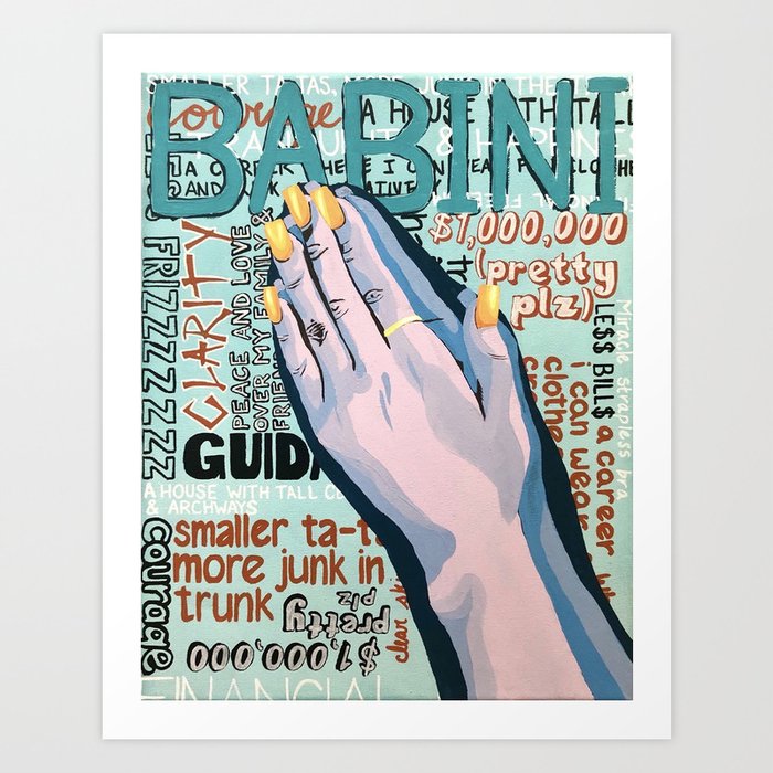 BABINI Magazine: Dear Lord Edition Art Print