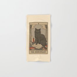 The Hierophant - Cats Tarot Hand & Bath Towel