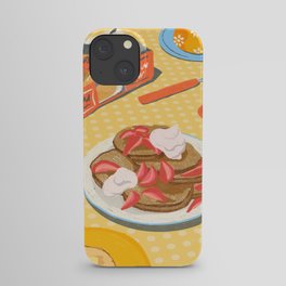 English Muffins for Breakfast Still LIfe iPhone Case