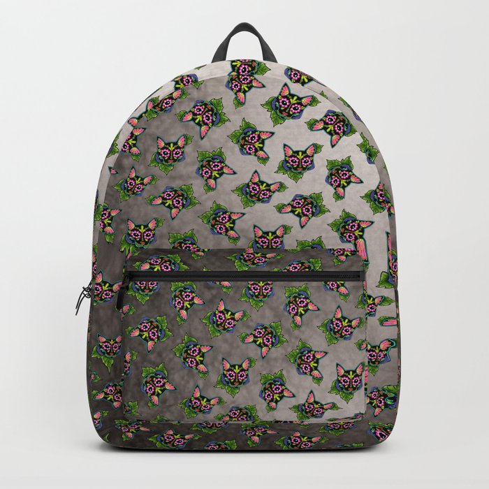 black kitty backpack