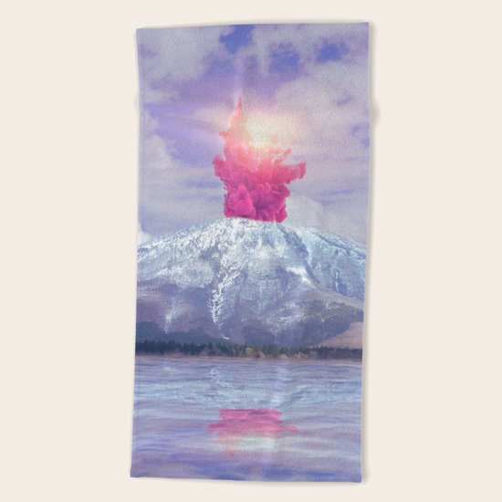 Color Explosion Beach Towel
