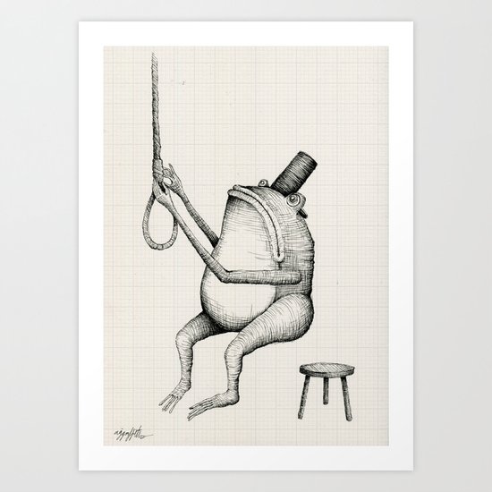'I've Decided Not To Stay' Art Print