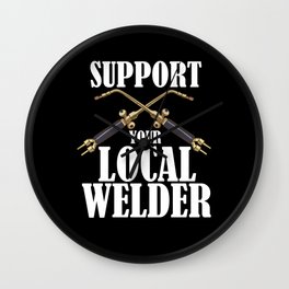 Local Welder Wall Clock