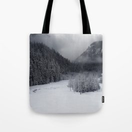 Snowy Morning Tote Bag