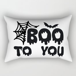 Boo to you Halloween Rectangular Pillow