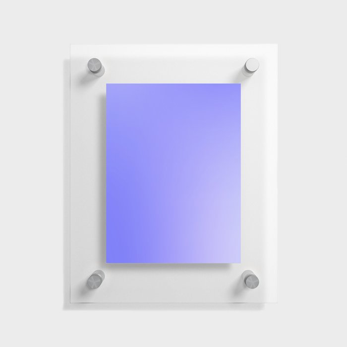 3 Blue Gradient 220506 Aura Ombre Valourine Digital Minimalist Art Floating Acrylic Print