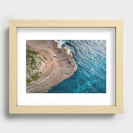 Clear Coastal Waters of the South Coast Recessed Framed Print