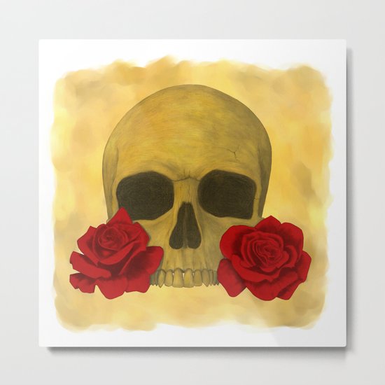 Skull Metal Print