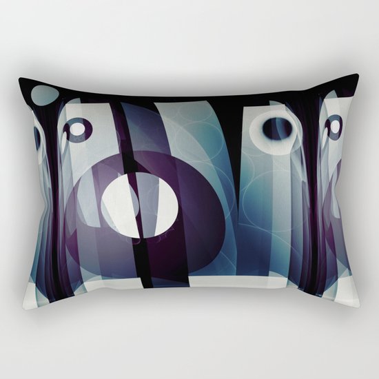 Modern abstract with geometric shapes Rectangular Pillow