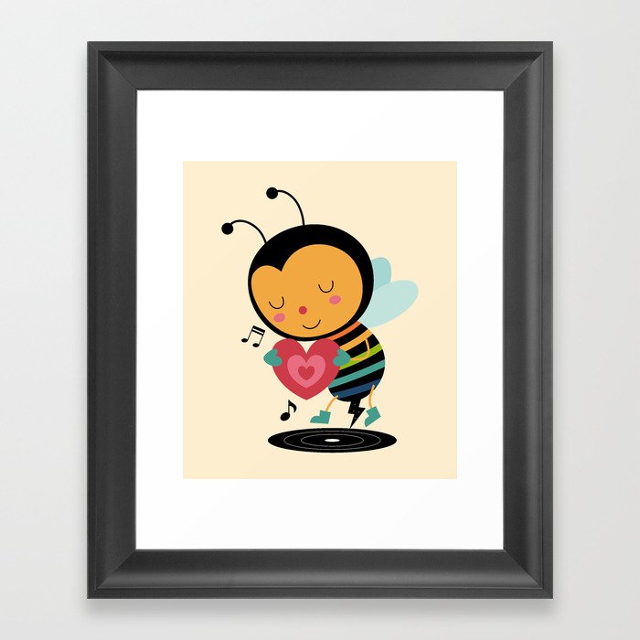 Bee Yourself Framed Art Print