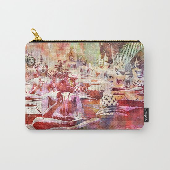Colorful Buddha Buddhism Artwork Carry-All Pouch