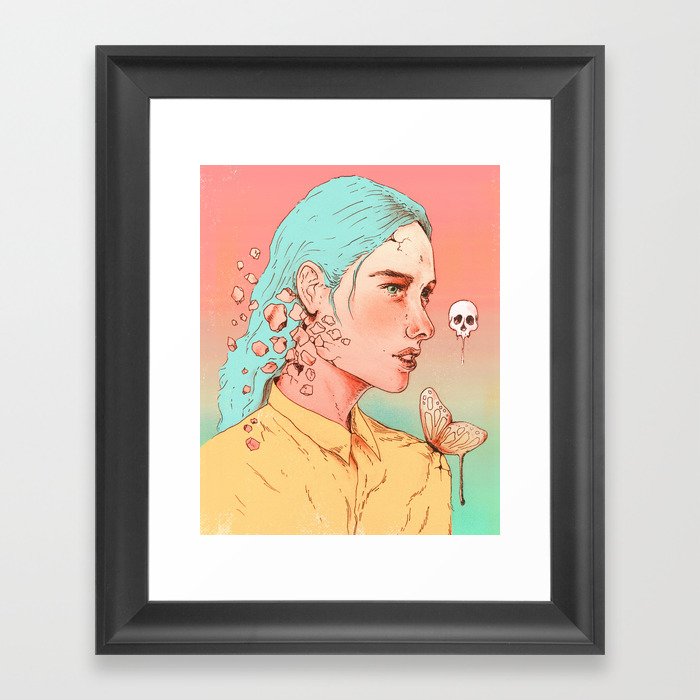If I Could Only Live Once More Framed Art Print