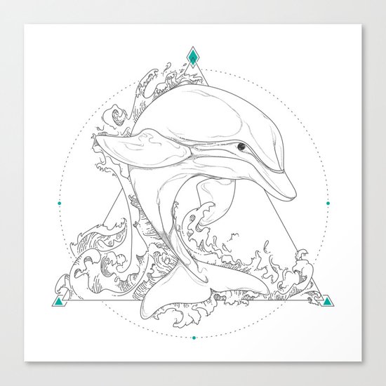 Dolphin Canvas Print