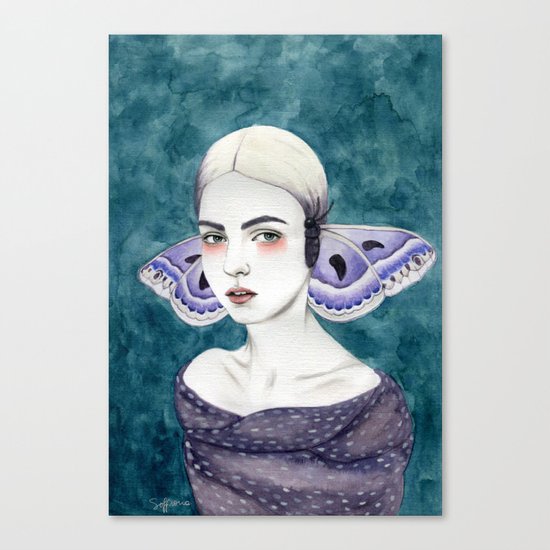 Lila Canvas Print