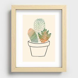 Succulent Study Recessed Framed Print