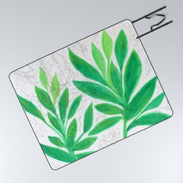 green growth wisp Picnic Blanket
