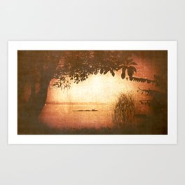 You can always count on the Red River Art Print
