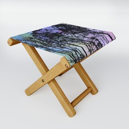 Rainbow Sunset Nature Folding Stool