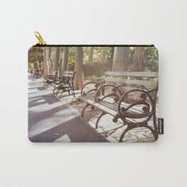 New York City Park Bench Moments Carry-All Pouch