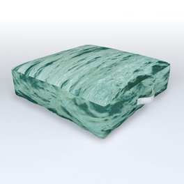 Aqua Ocean Outdoor Floor Cushion | Wet, Photo, Ocean, Reflection, Roughseas, Deep, Turbulent, Wave, Aqua, Shallow 