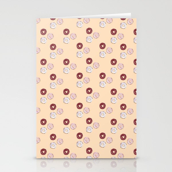 3 Doughnuts  Stationery Cards