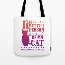 Cat Person Tote Bag