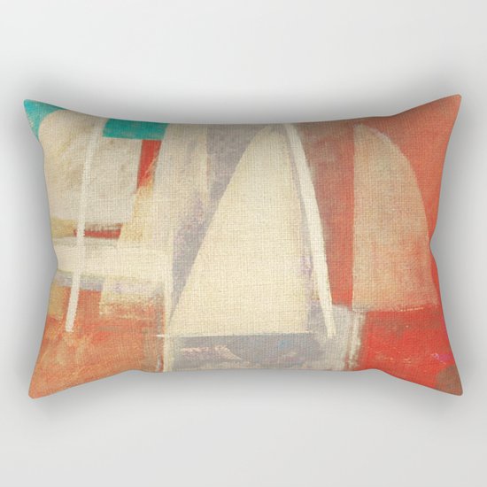 Battle of Sails Rectangular Pillow