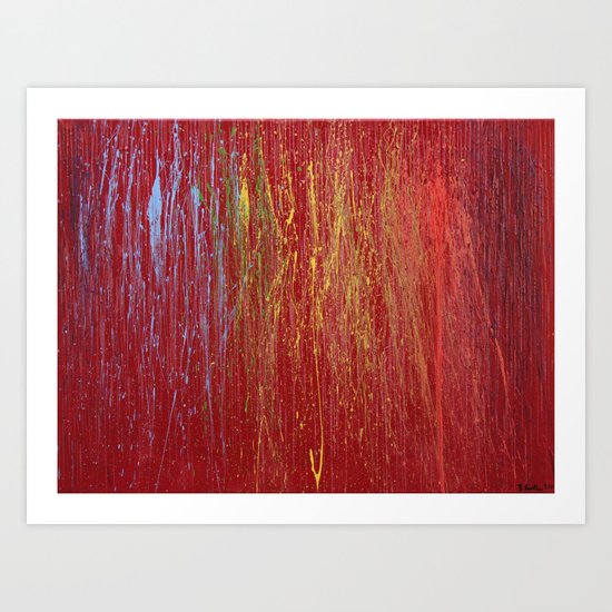 Rainbow for Abby Art Print