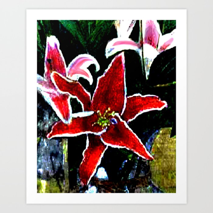 Tiger Lily jGibney The MUSEUM Society6 Gifts Art Print