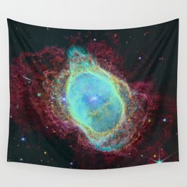 James Webb Space Telescope Southern Ring Nebula Wall Tapestry