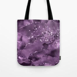Purple Starry Agate Texture 03 Tote Bag