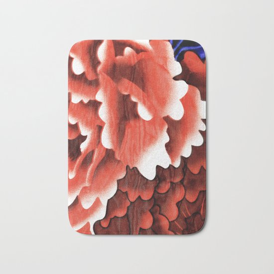 Wet Peonies Bath Mat
