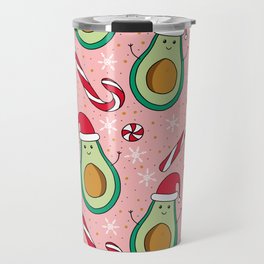 Christmas Avocado & Minty Candies Travel Mug