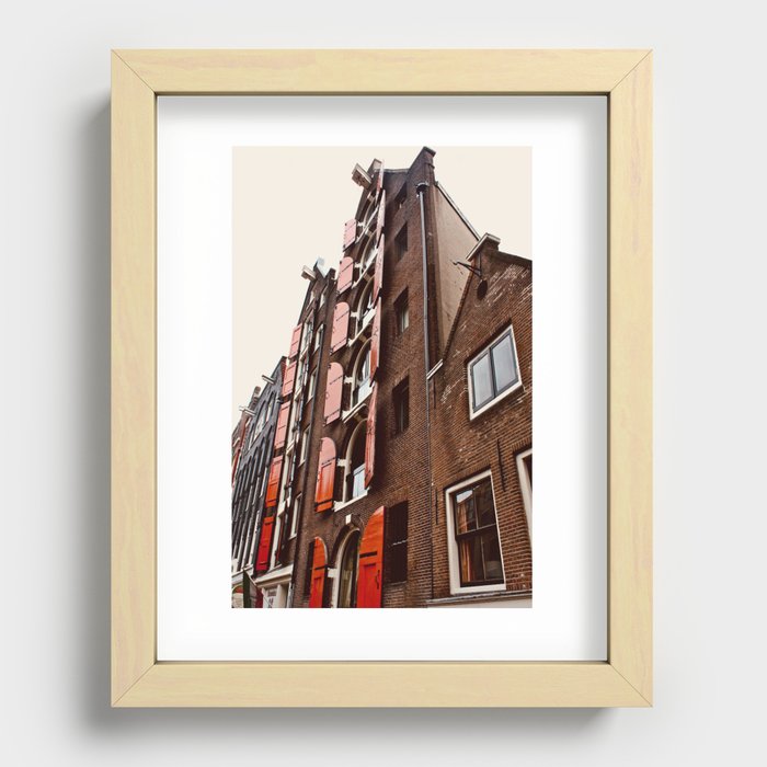 Shutters - Amsterdam, Netherlands Recessed Framed Print
