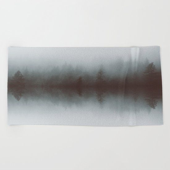 Forest reflections Beach Towel