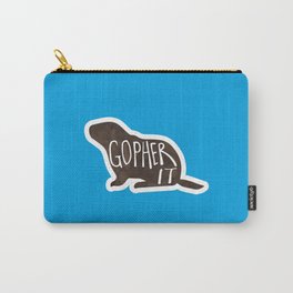 GOPHER it - Motivational Pun Carry-All Pouch