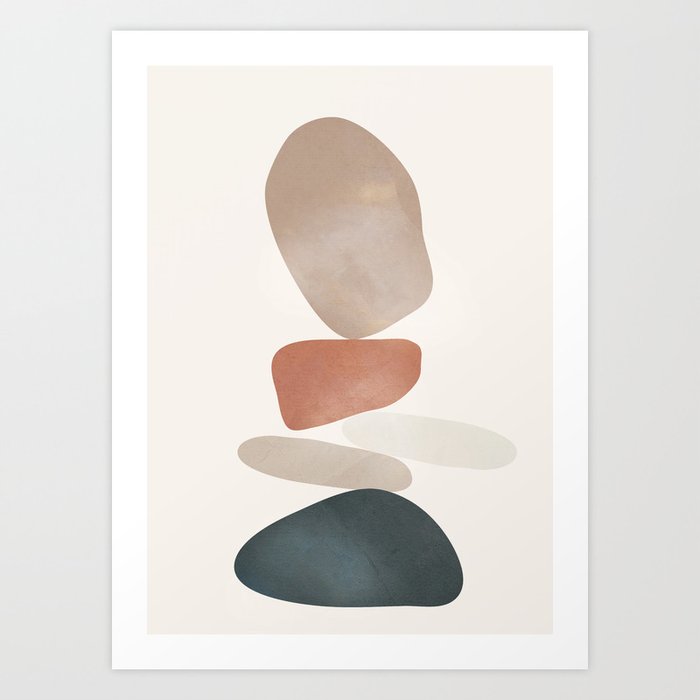 Balancing Stones 25 Art Print