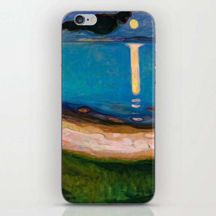 Moonlight, 1895 by Edvard Munch iPhone Skin