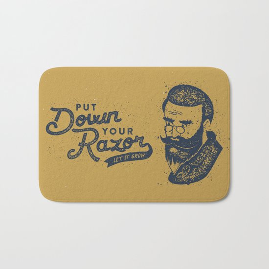 Put Down Your Razor. Let It Grow Bath Mat
