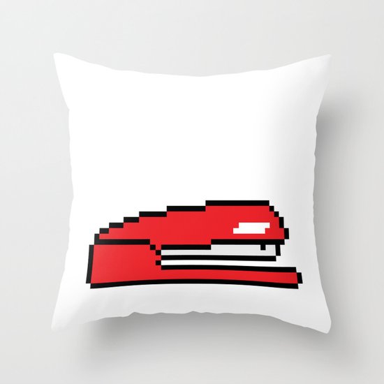 Pixel Space Throw Pillow