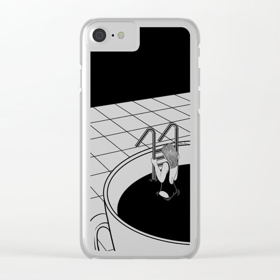Morning Swim Clear iPhone Case