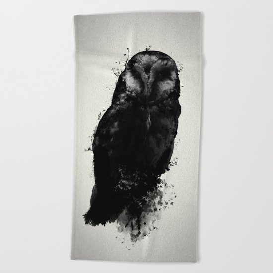 The Owl Beach Towel