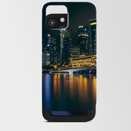 Singapore At Night iPhone Card Case