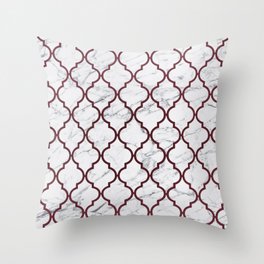 Gray and burgundy pillows sales