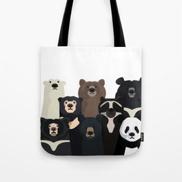 Bear family portrait Tote Bag