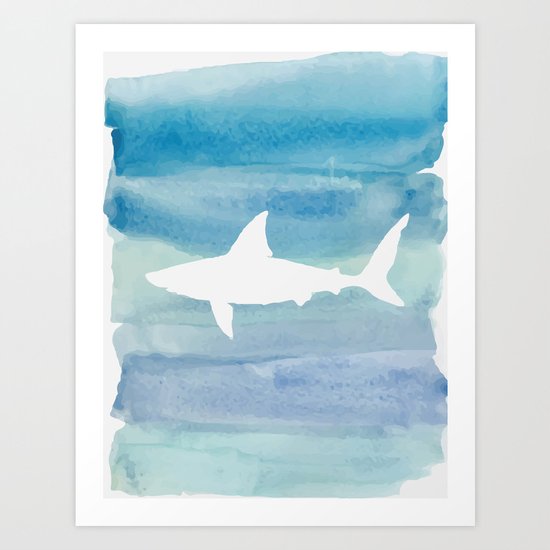 shark Art Print